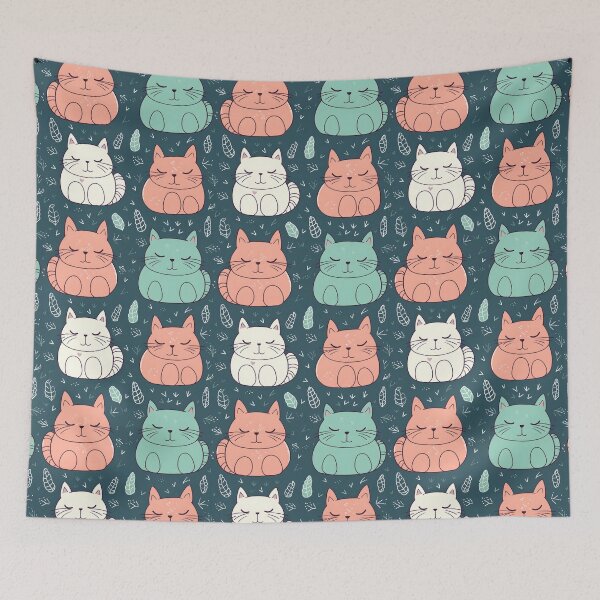Item preview, Kittens Pattern for Cat Lovers designed and sold by brindled.