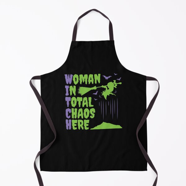 Item preview, Witch Woman In Total Chaos Here Halloween designed and sold by jaygo.