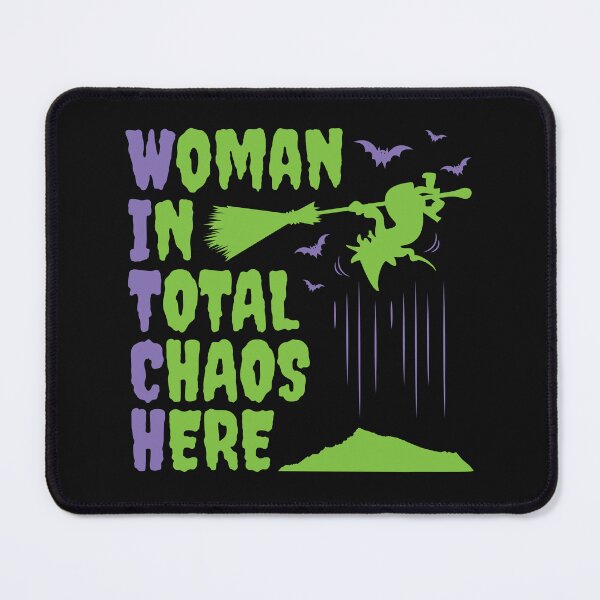 Item preview, Witch Woman In Total Chaos Here Halloween designed and sold by jaygo.