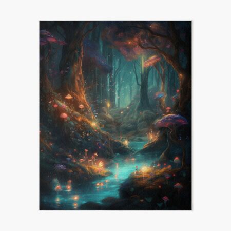 Enchanted Forest: A Magical and Mystical Wonderland Art Board Print for  Sale by Dreamscapely