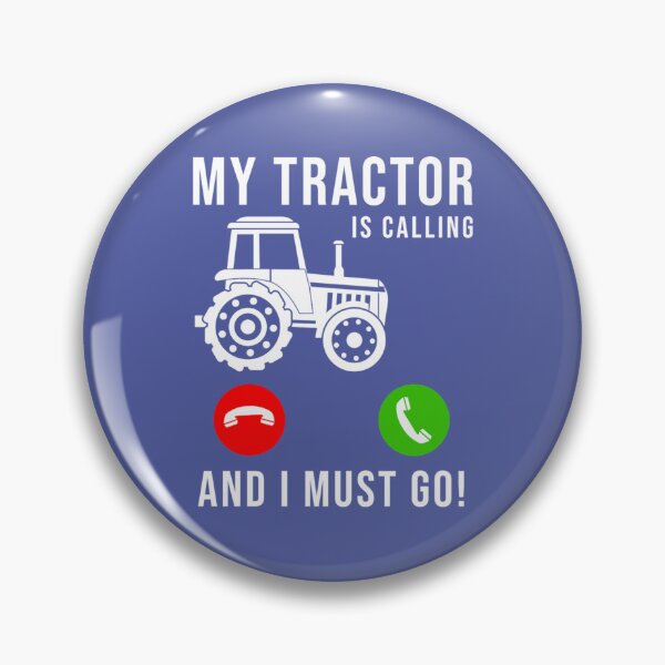 Item preview, My Tractor Is Calling I Must Go - Cool Funny Farmer Farming Pullover    designed and sold by oldwoman26.