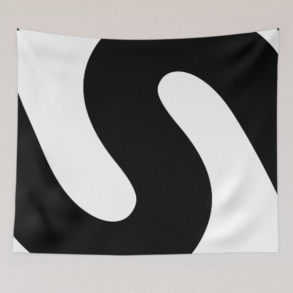 Item preview, Black and White Flow VIII designed and sold by Sheldon Stewart.