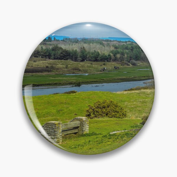 Item preview, Looking up the River Ogmore near Ogmore by Sea Vale of Glamorgan designed and sold by Cameranick.