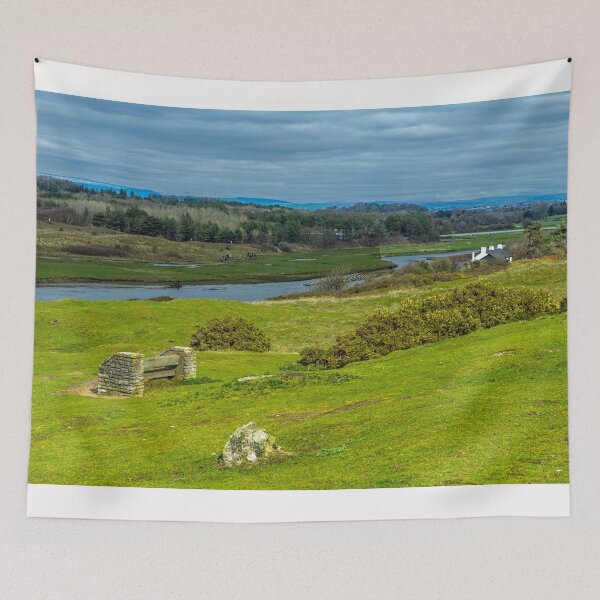 Item preview, Looking up the River Ogmore near Ogmore by Sea Vale of Glamorgan designed and sold by Cameranick.