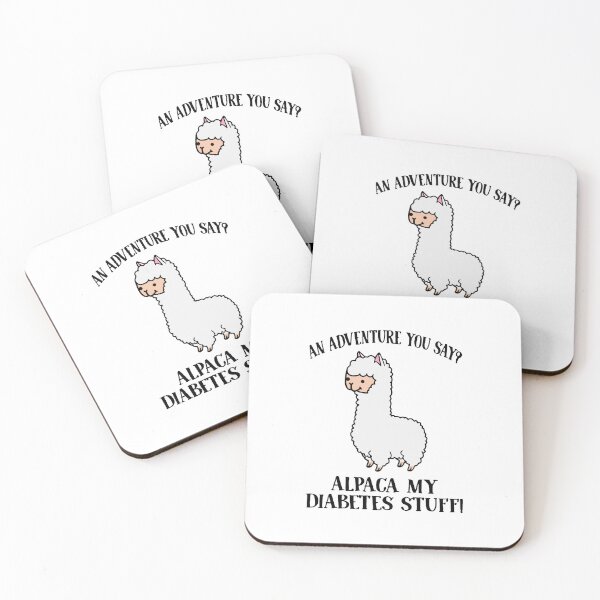 Item preview, An Adventure You Say Alpaca My Diabetes Stuff designed and sold by Delmonico2022.