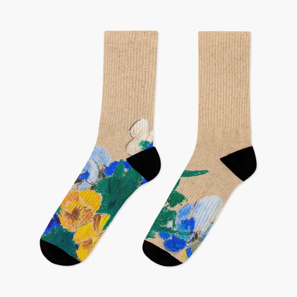 Item preview, Pansies (1905) by Odilon Redon designed and sold by BossyCatHome.