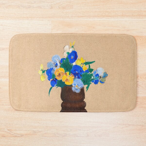 Item preview, Pansies (1905) by Odilon Redon designed and sold by BossyCatHome.