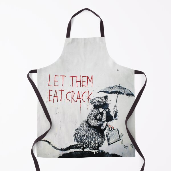 Item preview, Banksy Eat Crack Quote Rat designed and sold by WE-ARE-BANKSY.