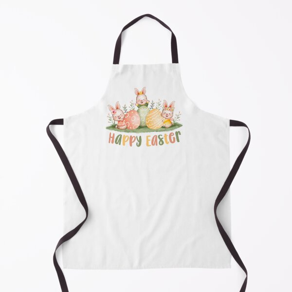Item preview, Happy Easter with Easter Eggs and Easter Bunnies designed and sold by CreativNode.