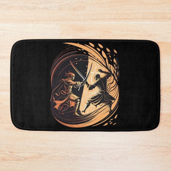 Item preview, Sword fighting Knights / Samurai Fantasy Tattoo Japan  designed and sold by EternalDelight1.