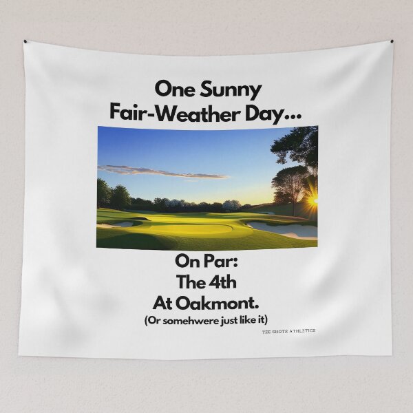 Item preview, On Par The 4th At Oakmont Black Text designed and sold by TWMBDesigns.