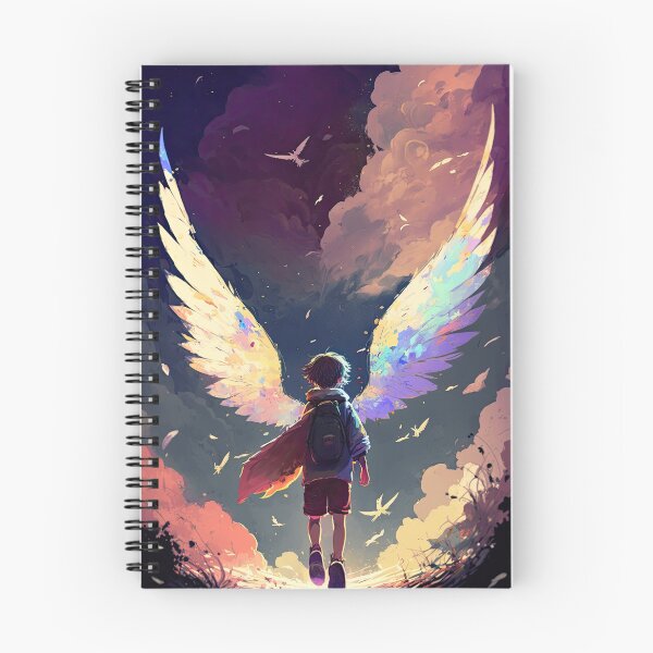 Item preview, Young Boy with Wings Superhero style Nursery Art designed and sold by SKAYAT.