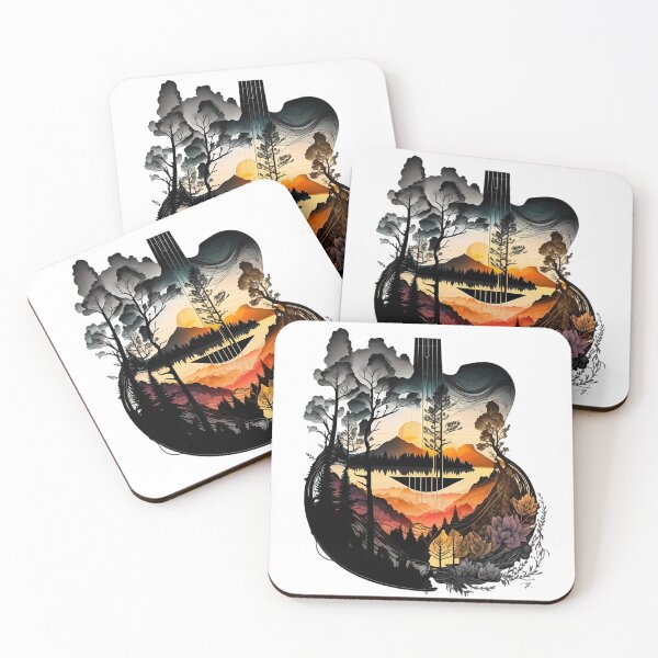 Item preview, Fusion of Guitar and Nature designed and sold by Silvio K..