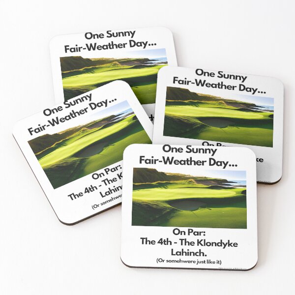 Item preview, On Par The 4th The Klondyke Lahinch Black Text designed and sold by TWMBDesigns.