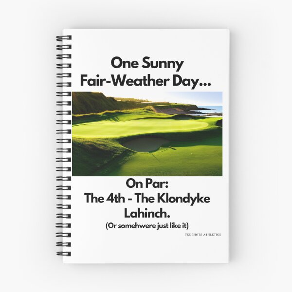 Item preview, On Par The 4th The Klondyke Lahinch Black Text designed and sold by TWMBDesigns.
