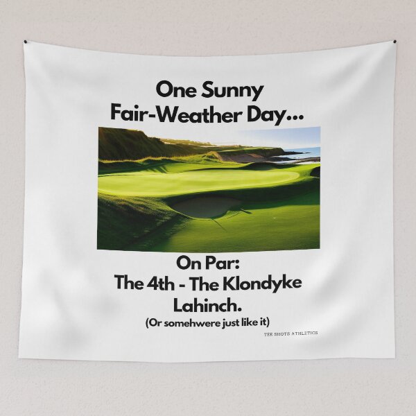 Item preview, On Par The 4th The Klondyke Lahinch Black Text designed and sold by TWMBDesigns.
