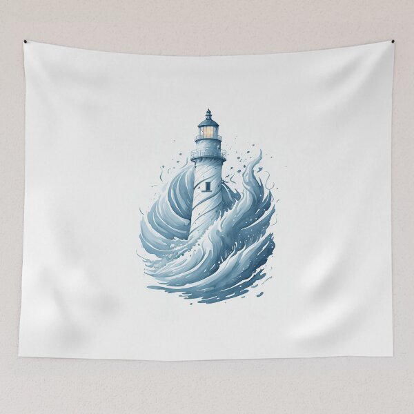 Item preview, Cartoon Lighthouse. designed and sold by IuriiVlasenko.