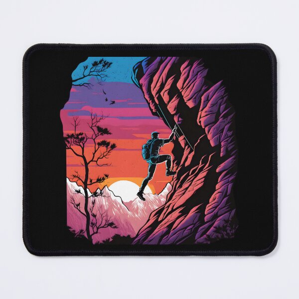 Item preview, Bouldering Boulder sport, mountain nature view designed and sold by EternalDelight1.