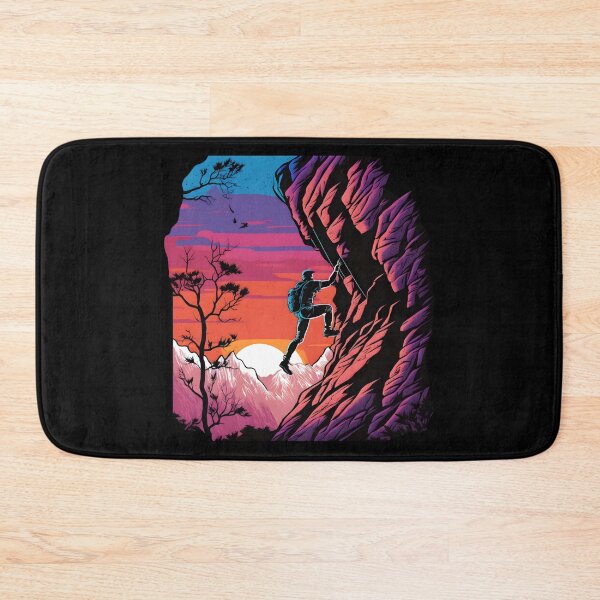 Item preview, Bouldering Boulder sport, mountain nature view designed and sold by EternalDelight1.