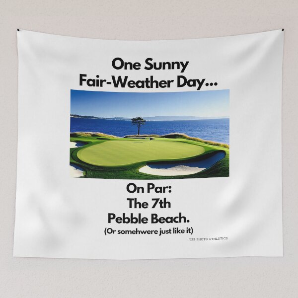 Item preview, On Par The 7th Pebble Beach Black Text designed and sold by TWMBDesigns.