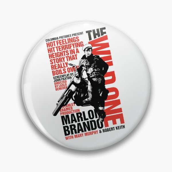 Item preview, Marlon Brando is The Wild One designed and sold by MANZER.