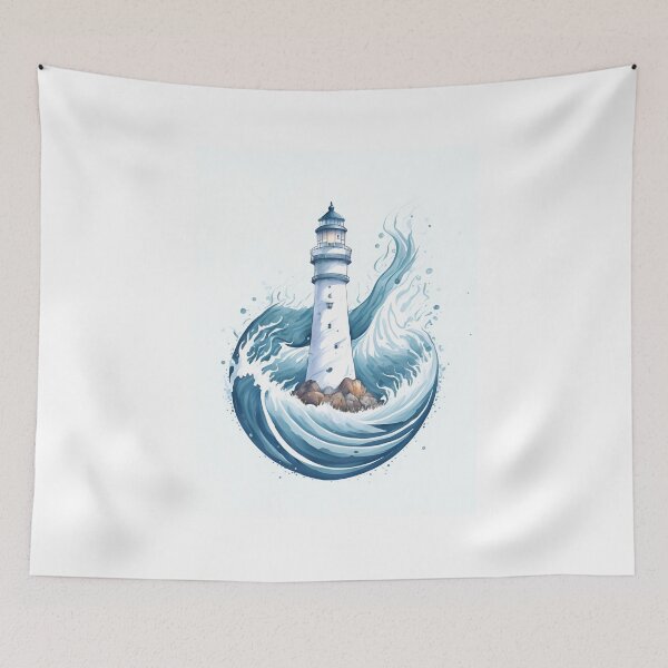 Item preview, Cartoon Lighthouse. designed and sold by IuriiVlasenko.