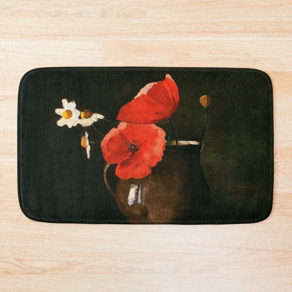 Item preview, Poppies and Daisies (1867) by Odilon Redon designed and sold by BossyCatHome.