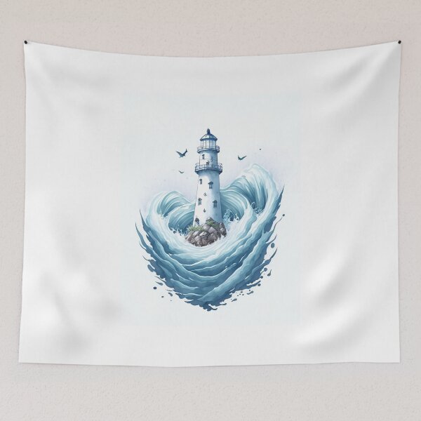 Item preview, Cartoon Lighthouse. designed and sold by IuriiVlasenko.