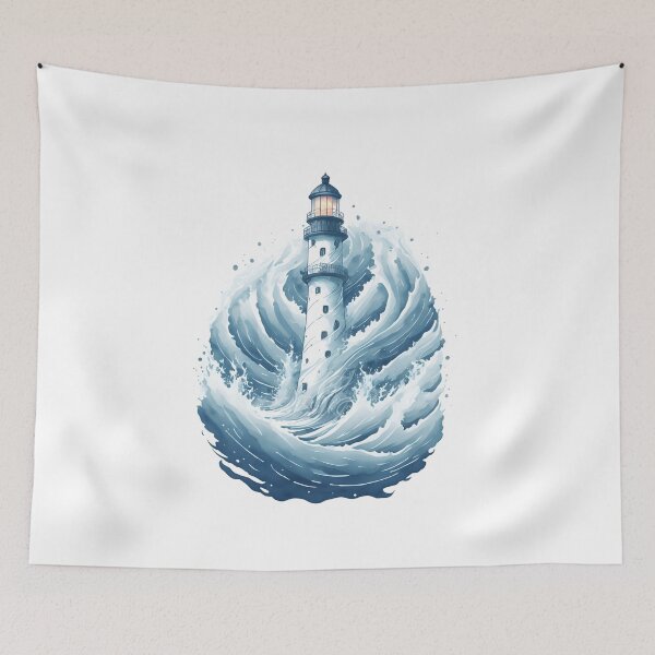 Item preview, Cartoon Lighthouse. designed and sold by IuriiVlasenko.