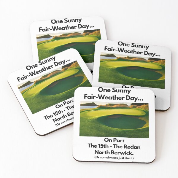 Item preview, On Par The 15th The Redan North Berwick Black Text designed and sold by TWMBDesigns.