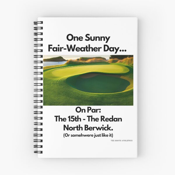 Item preview, On Par The 15th The Redan North Berwick Black Text designed and sold by TWMBDesigns.