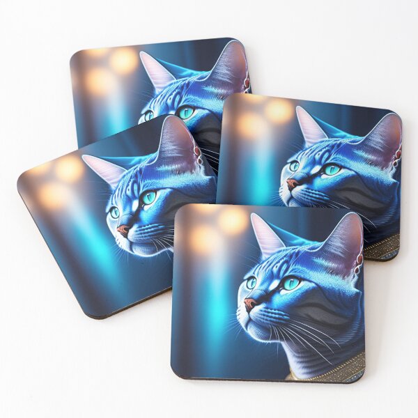 Item preview, Glowing British Blue designed and sold by Nocturne  Paws.