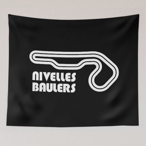 Item preview, Nivelles Baulers Belgian Grand Prix Circuit 1972 - White print designed and sold by retropetrol.