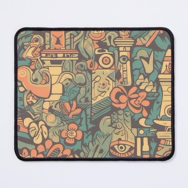 Item preview, Tiki Pattern designed and sold by Pixel Playground.
