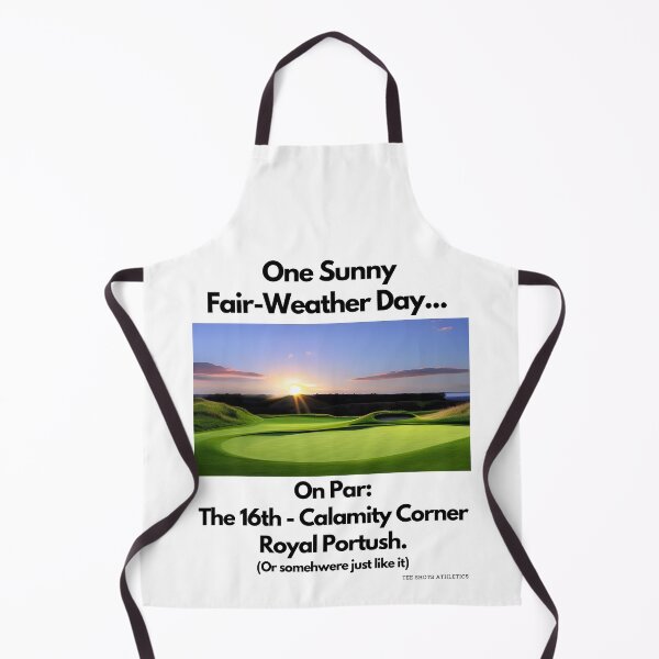 Item preview, On Par The 16th Calamity Corner Royal Portush Black Text designed and sold by TWMBDesigns.