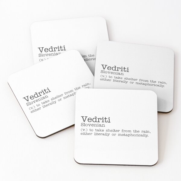 Item preview, Vedriti - Slovenian - Beautiful Word Definition  - Typewriter designed and sold by Zooone.