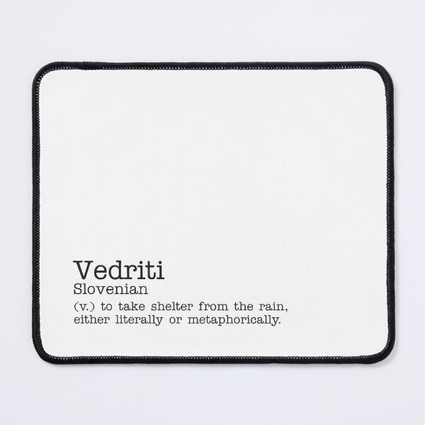 Item preview, Vedriti - Slovenian - Beautiful Word Definition - Typewriter designed and sold by Zooone.