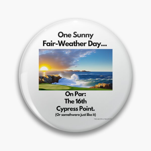 Item preview, On Par The 16th Cypress Point Black Text designed and sold by TWMBDesigns.