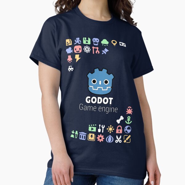 Vista previa del artículo con la obra «Diseño de Godot 2», diseñado y vendido por Chris & Co..