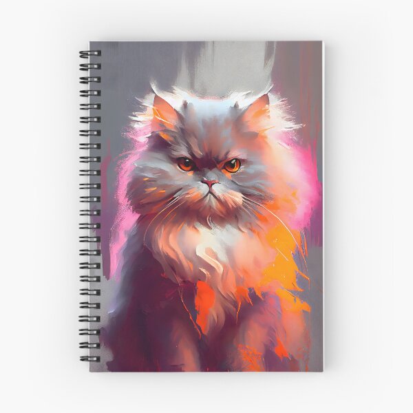 Item preview, Grey Persian Cat Abstract Portrait designed and sold by triplethedot.