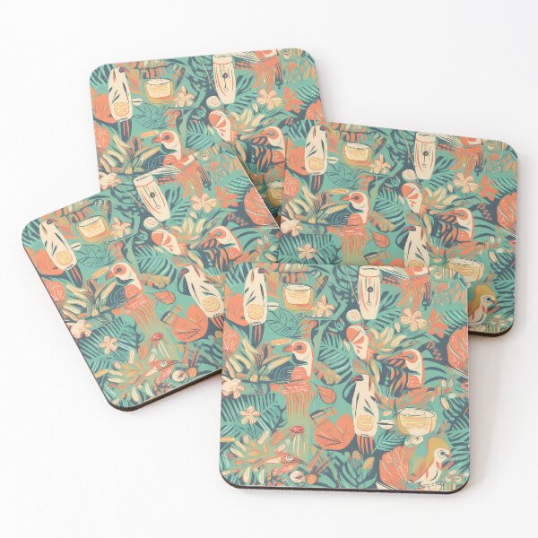 Item preview, Tiki Pattern designed and sold by Pixel  Playground.