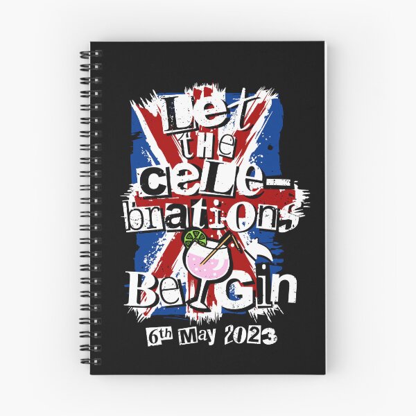 Item preview, King Charles Coronation Let Celebrations Be Gin Funny Party designed and sold by Nerd Shizzle.