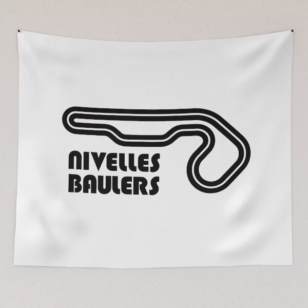 Item preview, Nivelles Baulers Belgian Grand Prix Circuit 1972 - black print designed and sold by retropetrol.