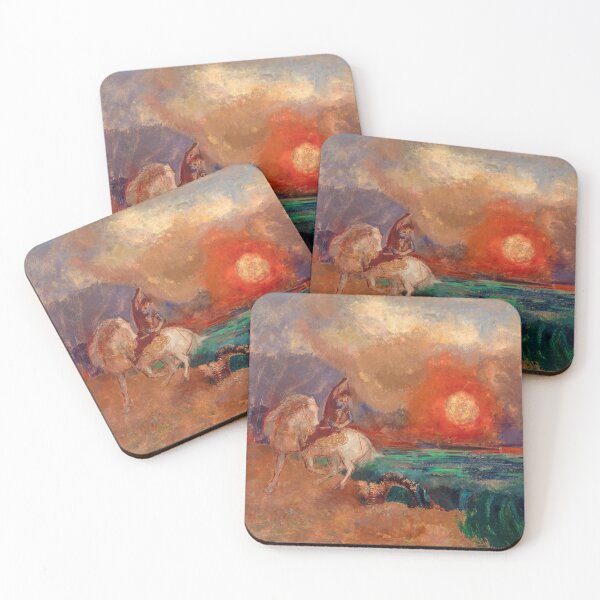 Item preview, Saint George and the Dragon (Saint Georges et le dragon) (1909—1910) by Odilon Redon designed and sold by BossyCatHome.