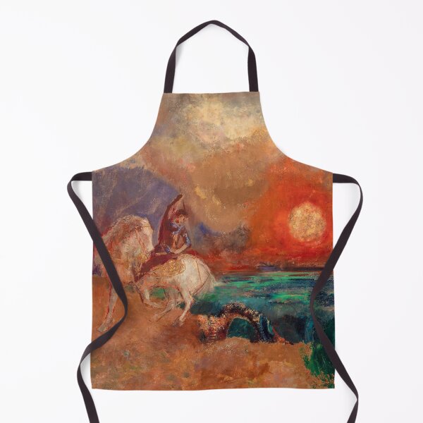 Item preview, Saint George and the Dragon (Saint Georges et le dragon) (1909—1910) by Odilon Redon designed and sold by BossyCatHome.