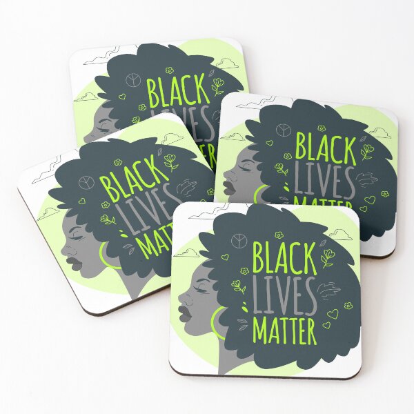 Item preview, Black Lives Matter woman designed and sold by SeedsplashMerch.