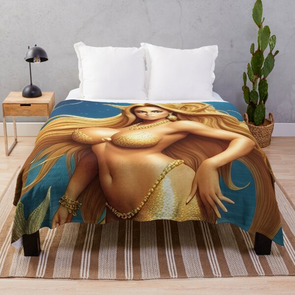 Item preview, Golden Mermaid of the Deep designed and sold by magikman65.