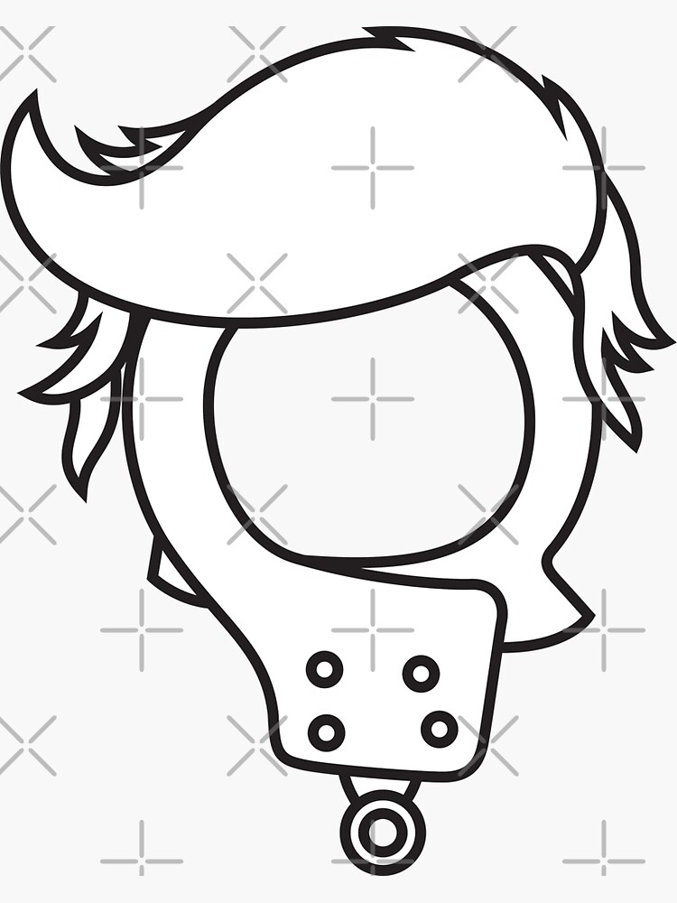 Thumbnail 3 of 3, Sticker, Punished designed and sold by shirtoid.