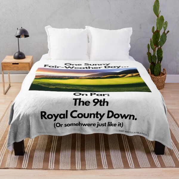 Item preview, On Par The 9th Royal County Down Black Text designed and sold by TWMBDesigns.
