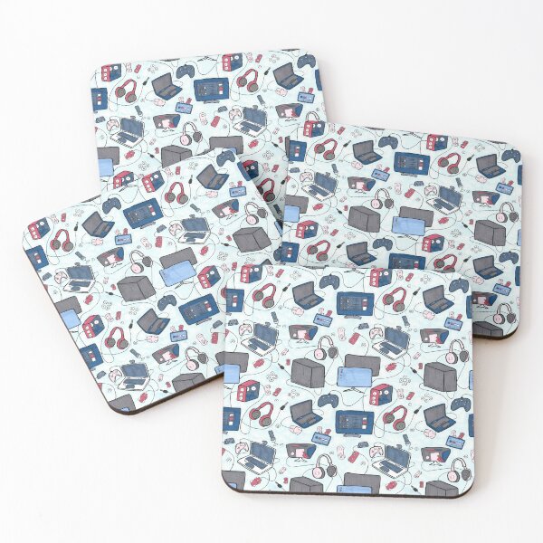 Item preview, Blue Gaming Pattern designed and sold by Leekappart.